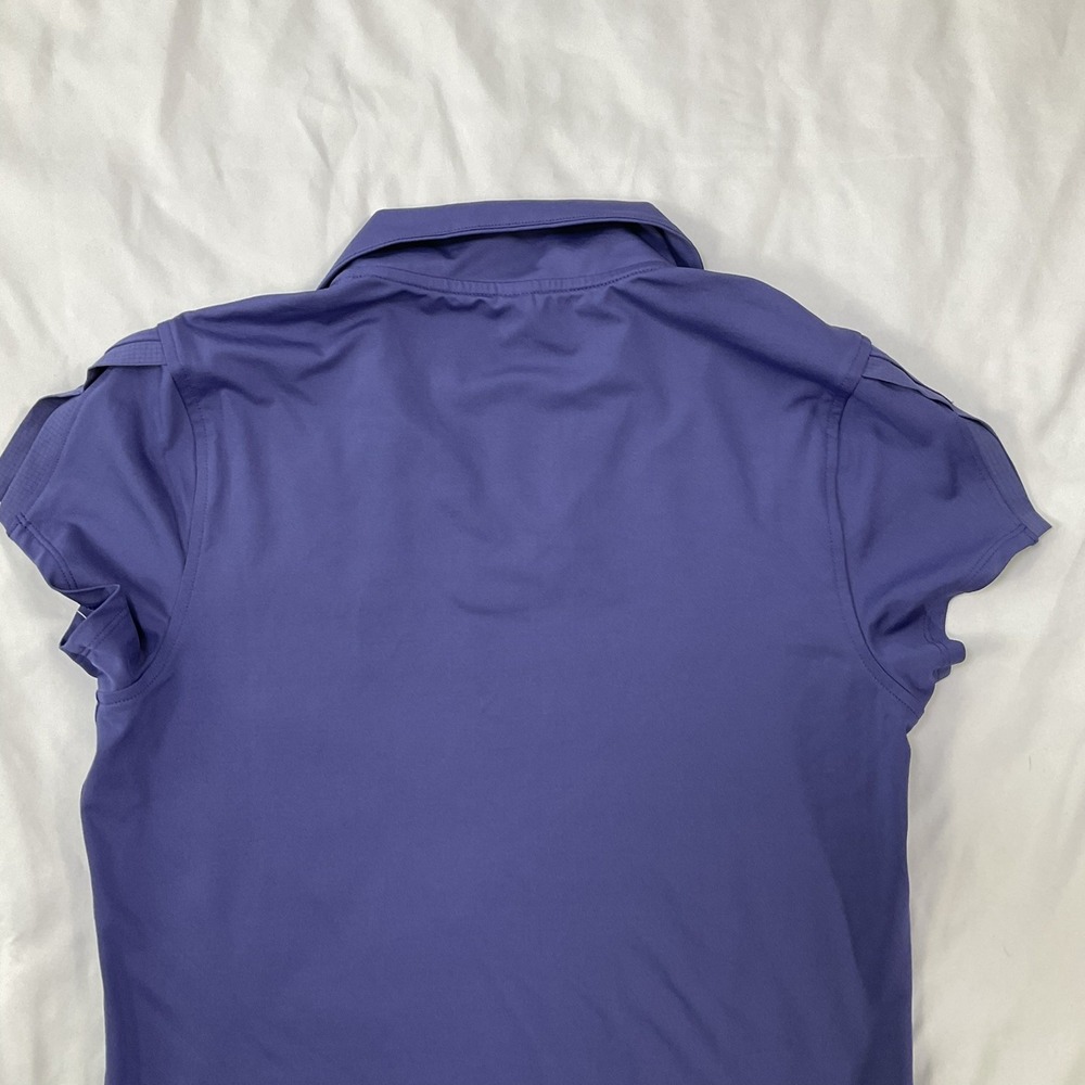 Inphorm Women's Sz S Blue Collared Golf, Tennis Shirt Cap Sleeve Sport 555 - Picture 5 of 8